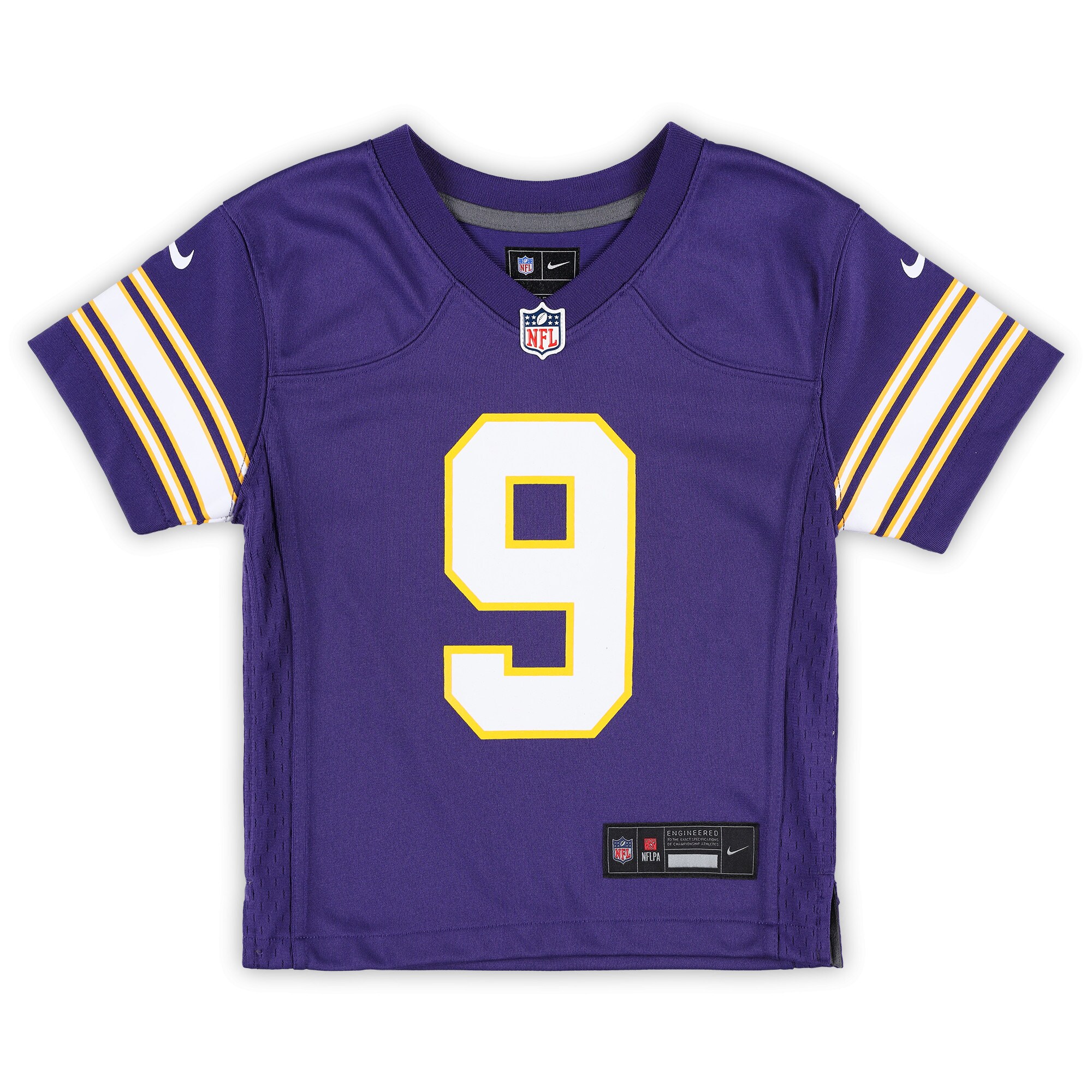 Minnesota Vikings infant nike j.j. mccarthy purple minnesota vikings alternate player game jersey Collection | Vikings Online Shop
