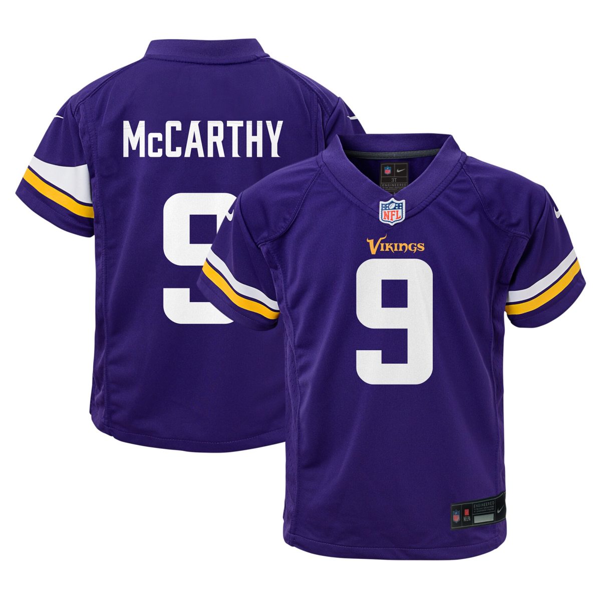 Minnesota Vikings infant nike j.j. mccarthy purple minnesota vikings team player game jersey Collection | Vikings Online Shop