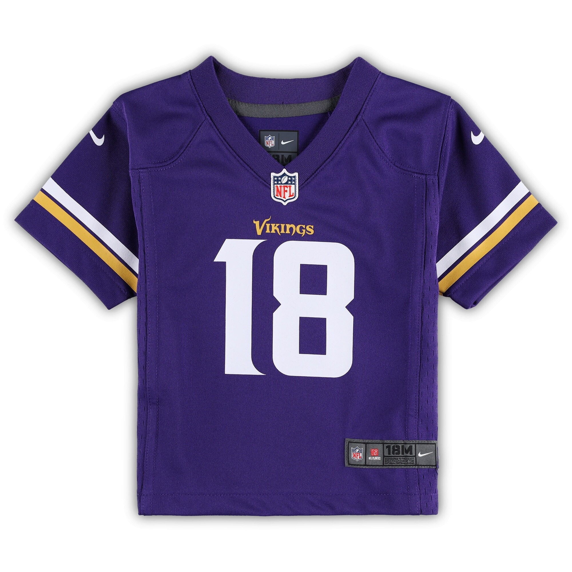 Minnesota Vikings infant nike justin jefferson purple minnesota vikings player game jersey Collection | Vikings Online Shop