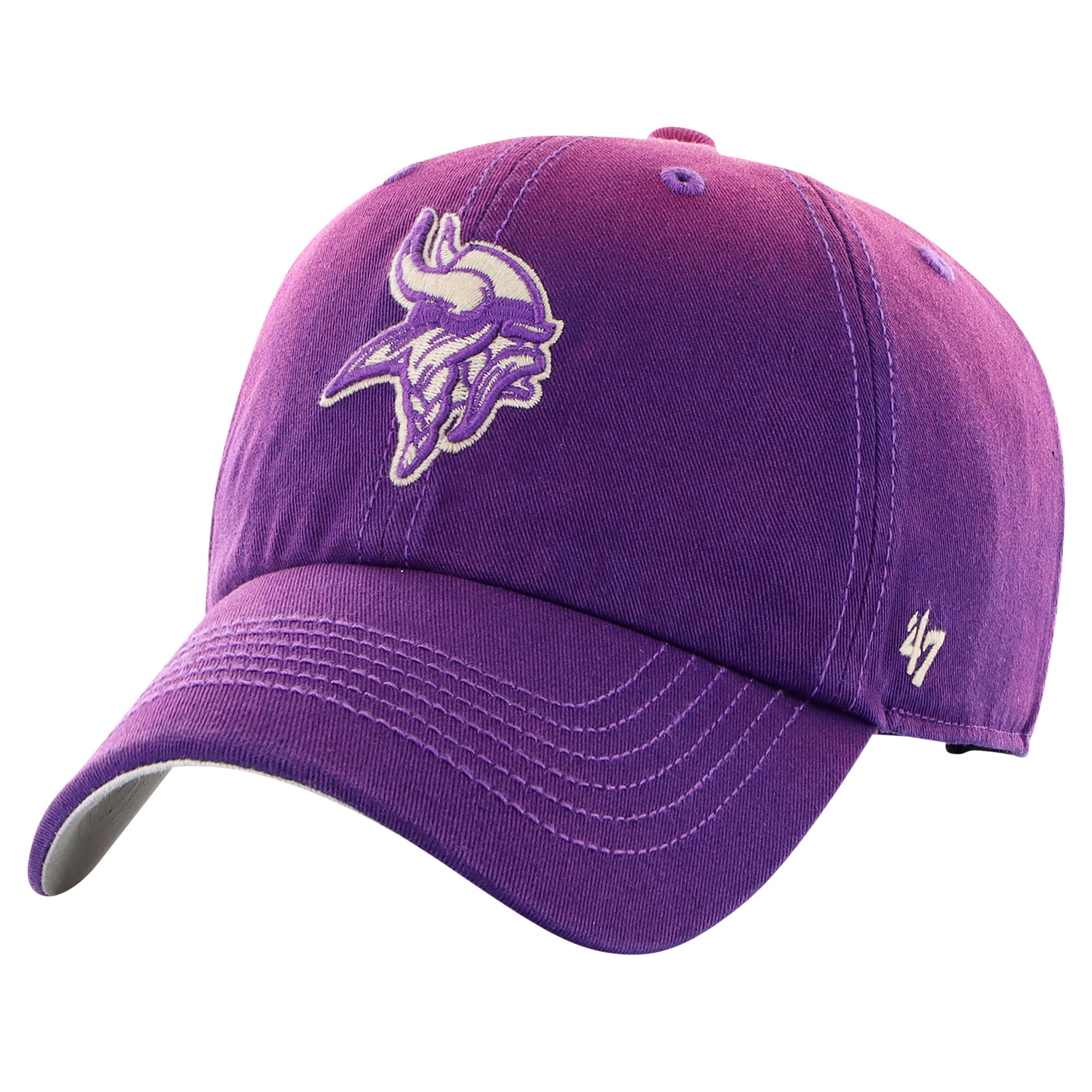 Minnesota Vikings mens 47 purple minnesota vikings dusted relaxed clean up adjustable hat Collection | Vikings Online Shop