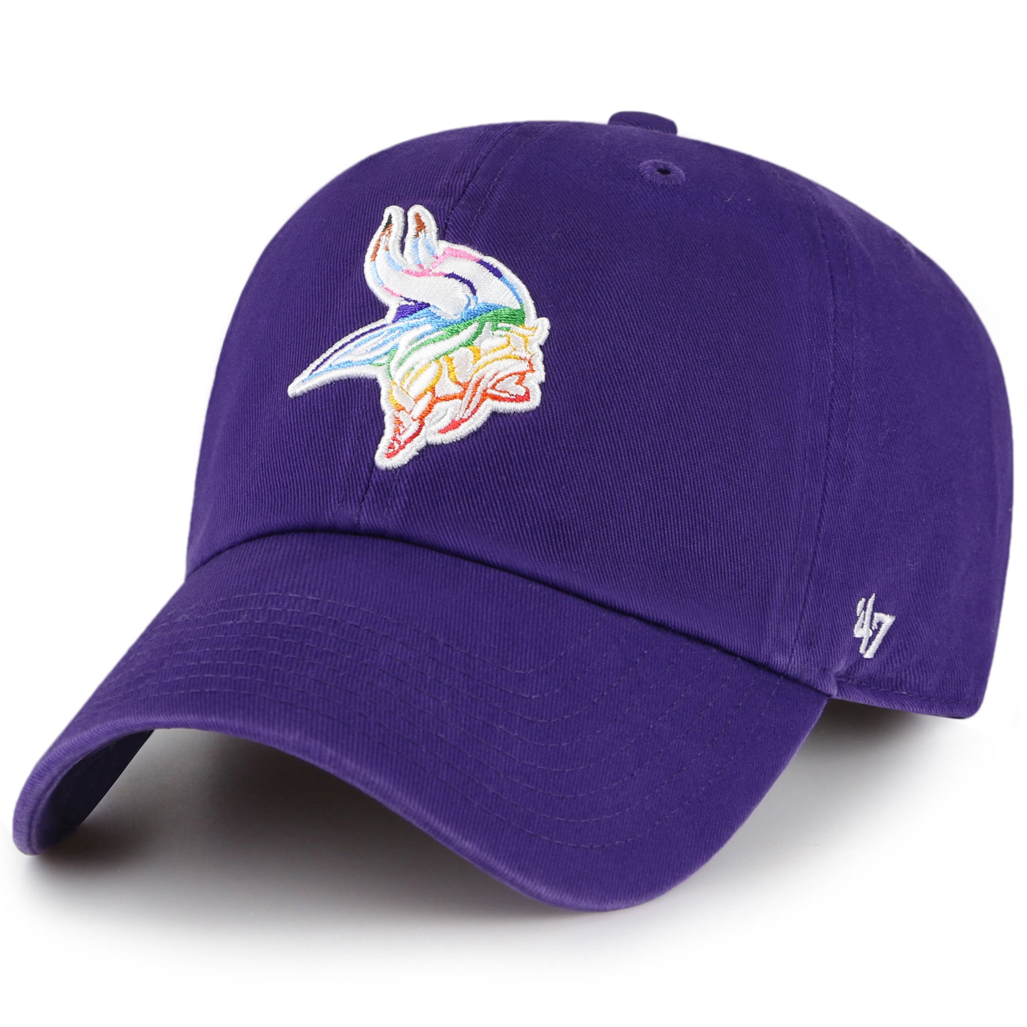 Minnesota Vikings mens 47 purple minnesota vikings pride clean up adjustable hat Collection | Vikings Online Shop