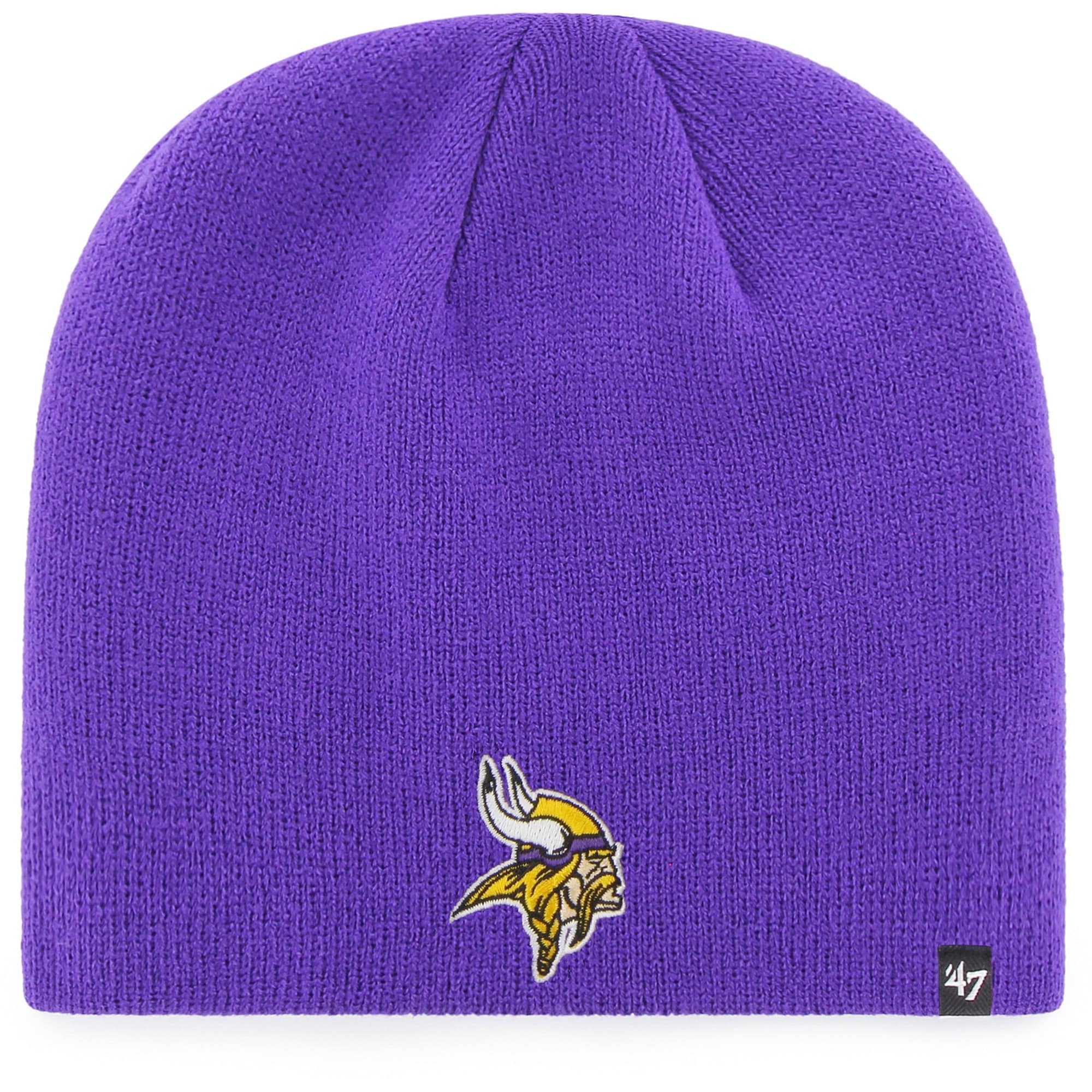 Minnesota Vikings mens 47 purple minnesota vikings secondary logo knit beanie Collection | Vikings Online Shop