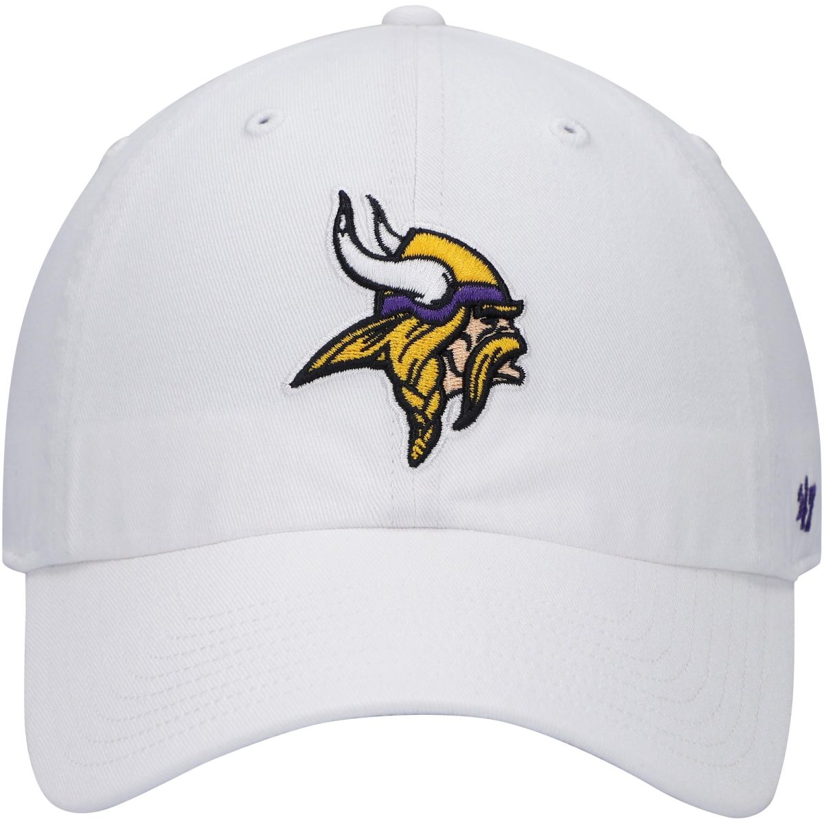 Minnesota Vikings mens 47 white minnesota vikings logo clean up adjustable hat Collection | Vikings Online Shop