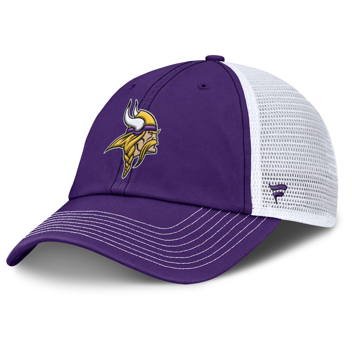 Minnesota Vikings mens fanatics purplewhite minnesota vikings trucker adjustable hat Collection | Vikings Online Shop