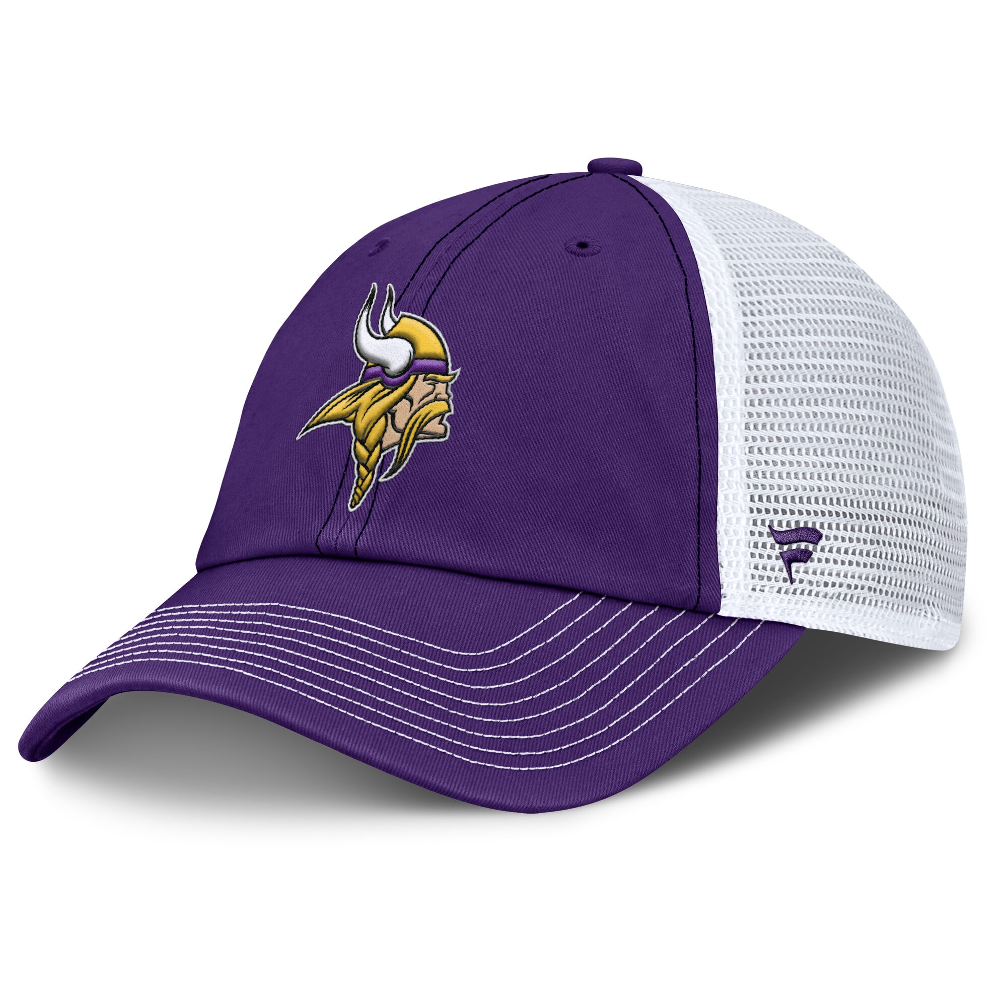 Minnesota Vikings mens fanatics purplewhite minnesota vikings trucker adjustable hat Collection | Vikings Online Shop