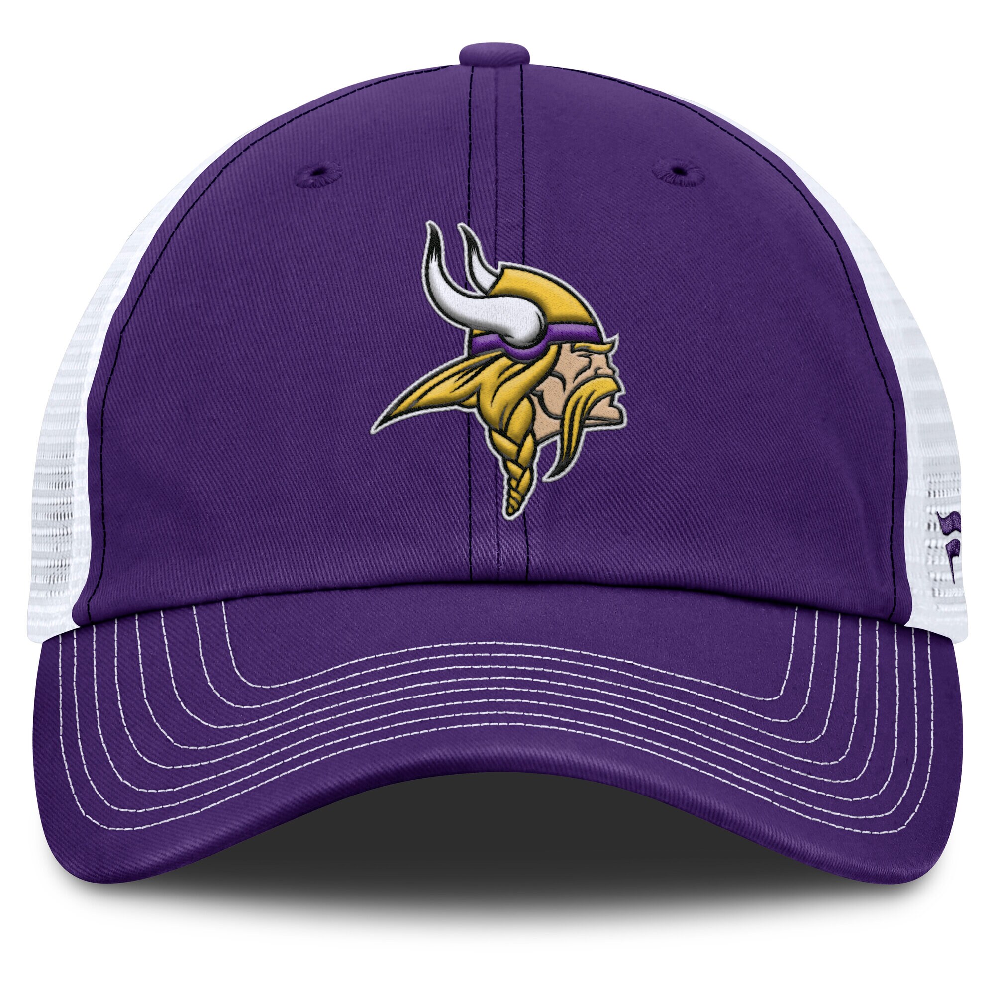 Minnesota Vikings mens fanatics purplewhite minnesota vikings trucker adjustable hat Collection | Vikings Online Shop