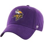 Minnesota Vikings mens minnesota vikings 47 brand purple cleanup adjustable hat Collection | Vikings Online Shop