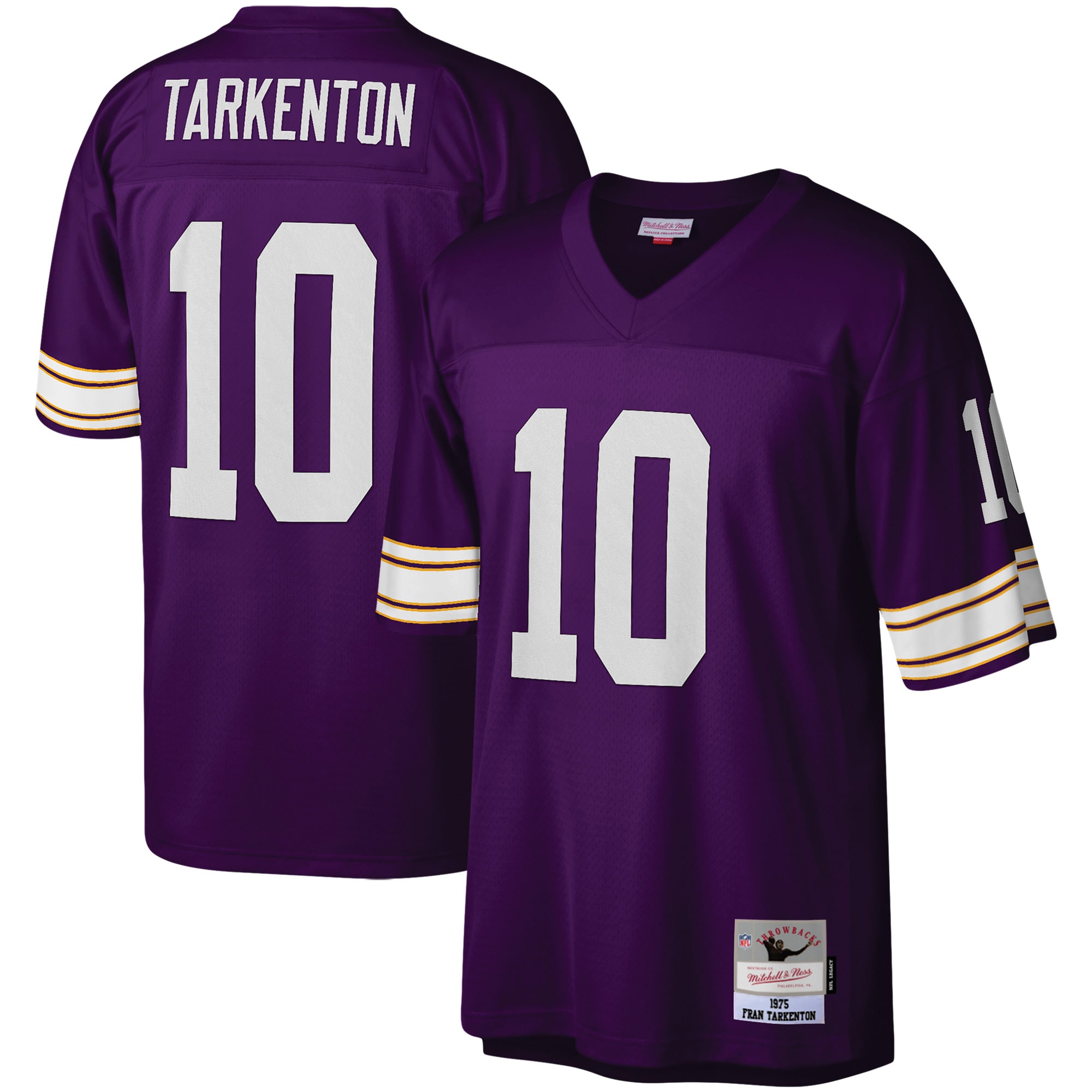 Minnesota Vikings mens mitchell  ness fran tarkenton purple minnesota vikings legacy replica jersey Collection | Vikings Online Shop