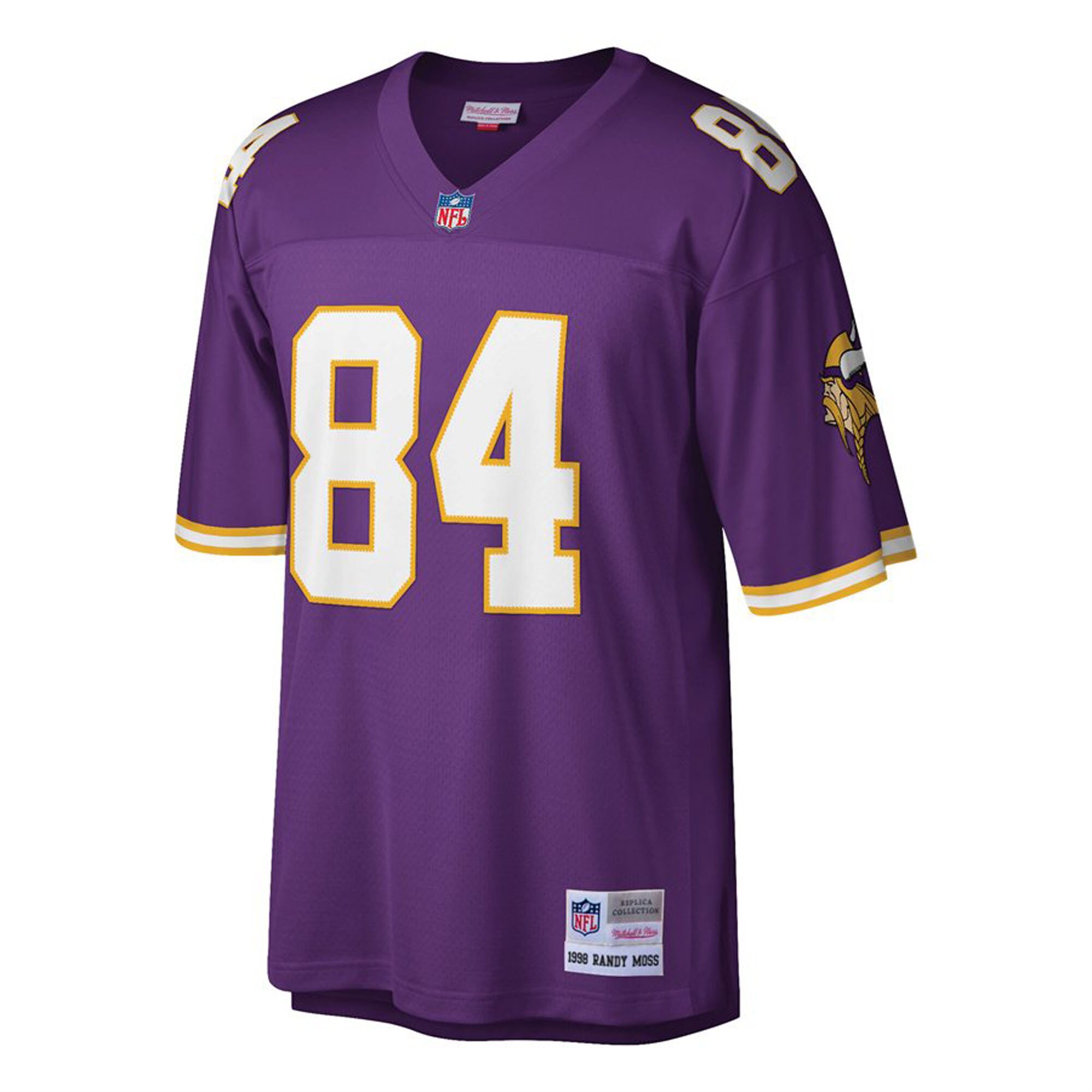 Minnesota Vikings mens mitchell  ness randy moss purple minnesota vikings big  tall 1998 retired player replica jersey Collection | Vikings Online Shop
