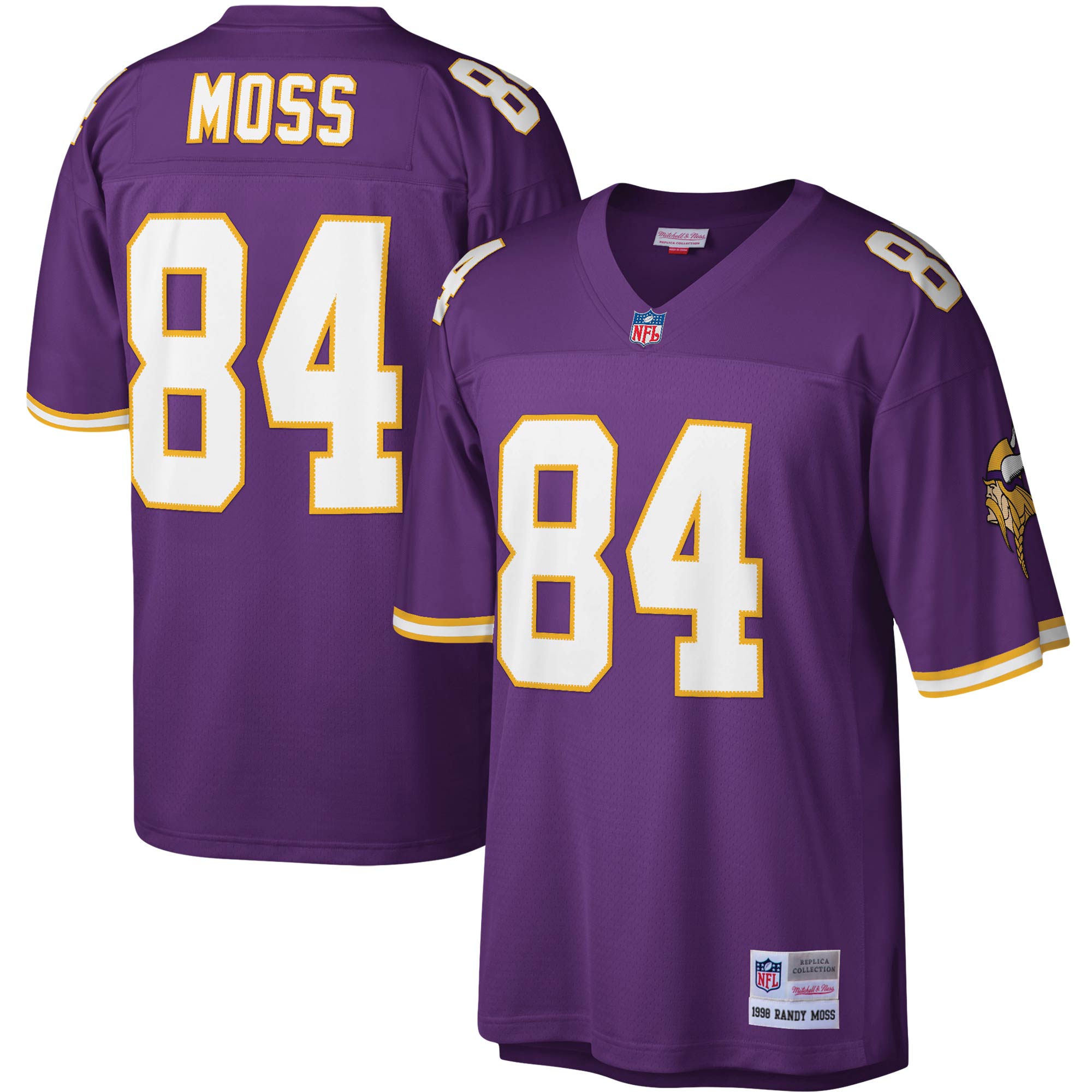 Minnesota Vikings mens mitchell  ness randy moss purple minnesota vikings legacy replica jersey Collection | Vikings Online Shop