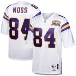 Minnesota Vikings mens mitchell  ness randy moss white minnesota vikings 2000 authentic throwback retired player jersey Collection | Vikings Online Shop