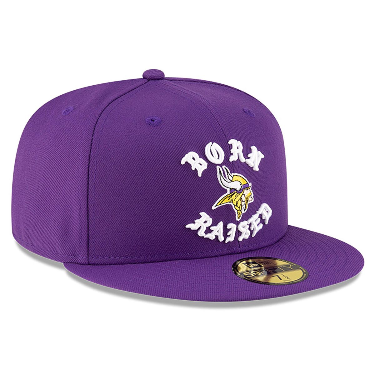 Minnesota Vikings mens new era born x raised purple minnesota vikings 59fifty fitted hat Collection | Vikings Online Shop