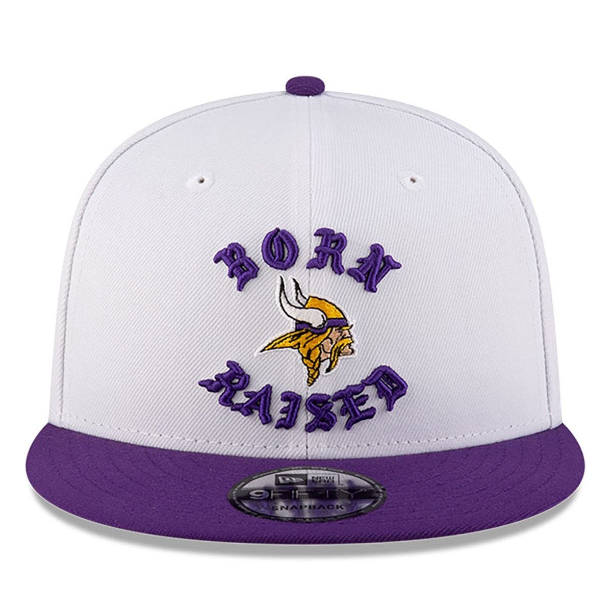 Minnesota Vikings mens new era born x raised whitepurple minnesota vikings 9fifty snapback hat Collection | Vikings Online Shop