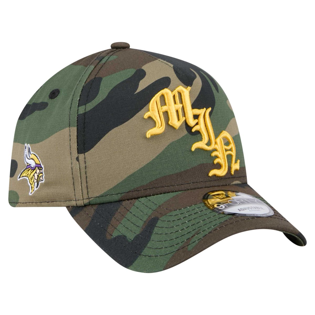 Minnesota Vikings mens new era camo minnesota vikings mystic camo a-frame 9forty adjustable hat Collection | Vikings Online Shop