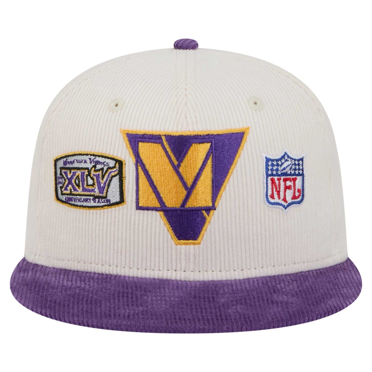 Minnesota Vikings mens new era creampurple minnesota vikings corduroy 59fifty fitted hat Collection | Vikings Online Shop