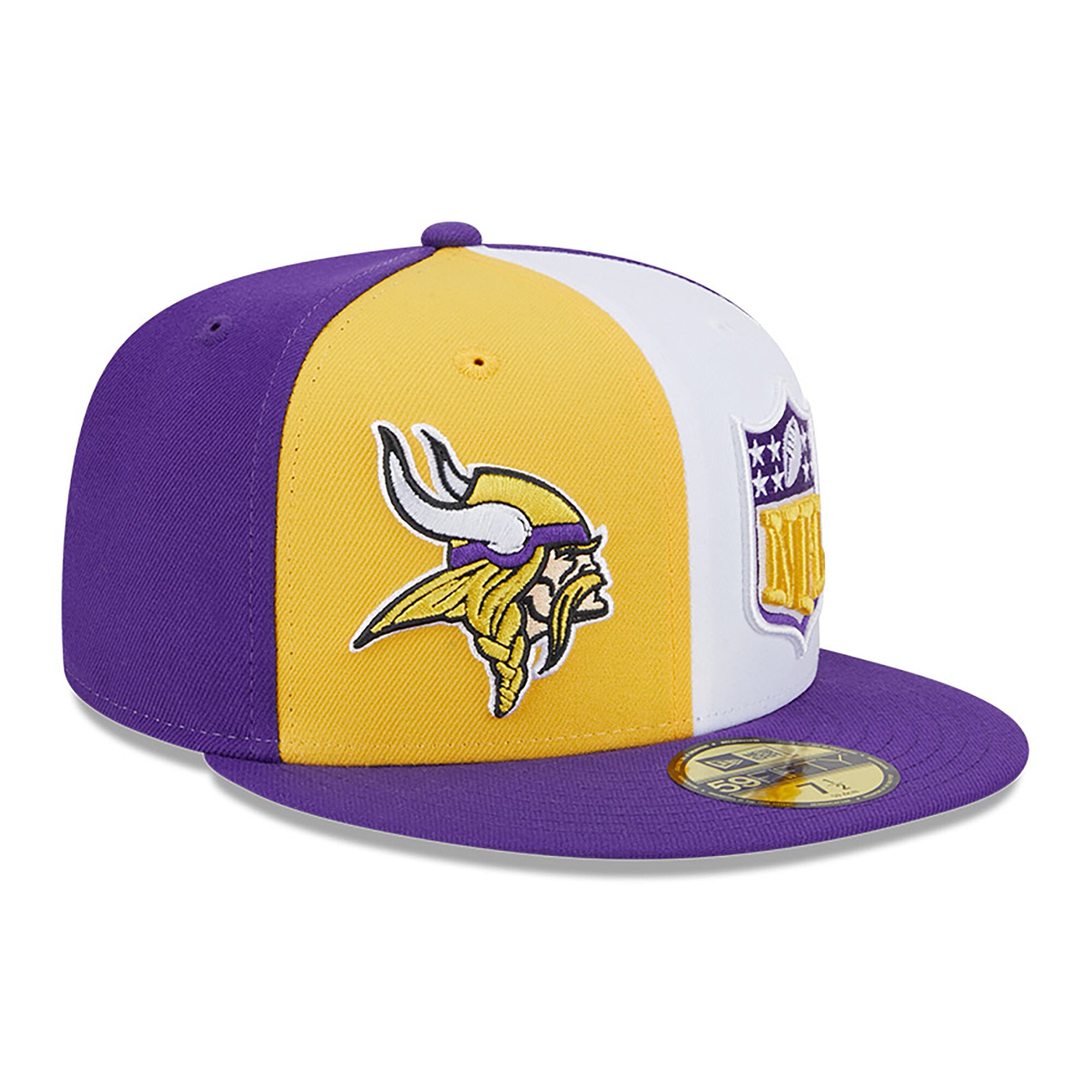 Minnesota Vikings mens new era goldpurple minnesota vikings 2023 sideline 59fifty fitted hat Collection | Vikings Online Shop