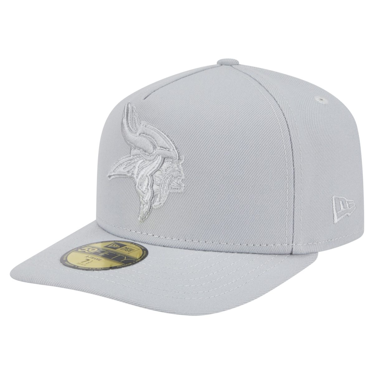 Minnesota Vikings mens new era gray minnesota vikings color pack a-frame 59fifty fitted hat Collection | Vikings Online Shop