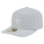 Minnesota Vikings mens new era gray minnesota vikings color pack a-frame 59fifty fitted hat Collection | Vikings Online Shop