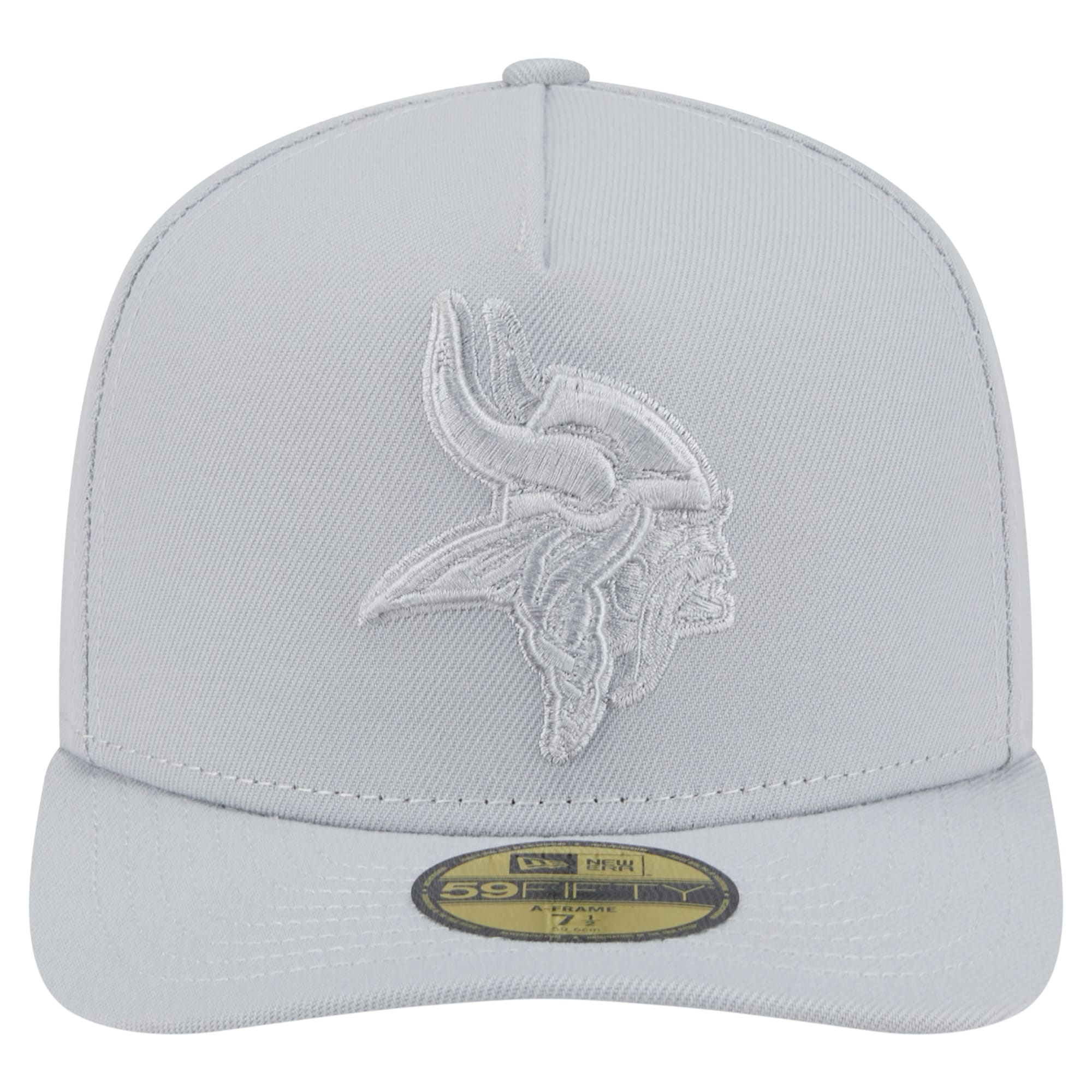 Minnesota Vikings mens new era gray minnesota vikings color pack a-frame 59fifty fitted hat Collection | Vikings Online Shop