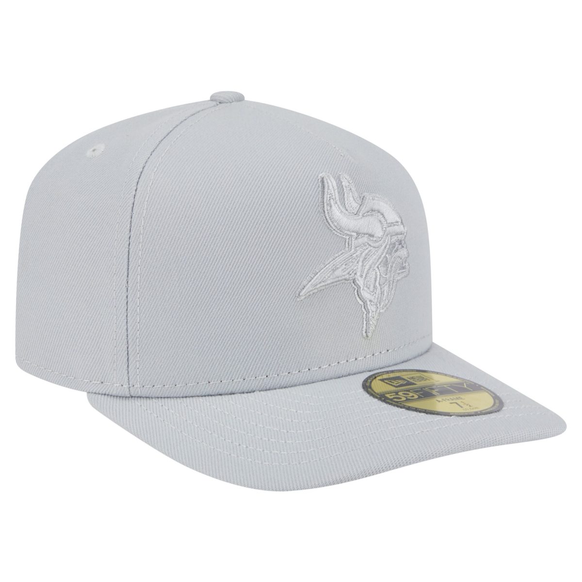 Minnesota Vikings mens new era gray minnesota vikings color pack a-frame 59fifty fitted hat Collection | Vikings Online Shop