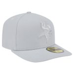 Minnesota Vikings mens new era gray minnesota vikings color pack a-frame 59fifty fitted hat Collection | Vikings Online Shop