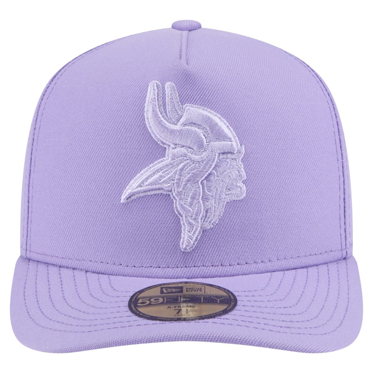 Minnesota Vikings mens new era light purple minnesota vikings color pack a-frame 59fifty fitted hat Collection | Vikings Online Shop