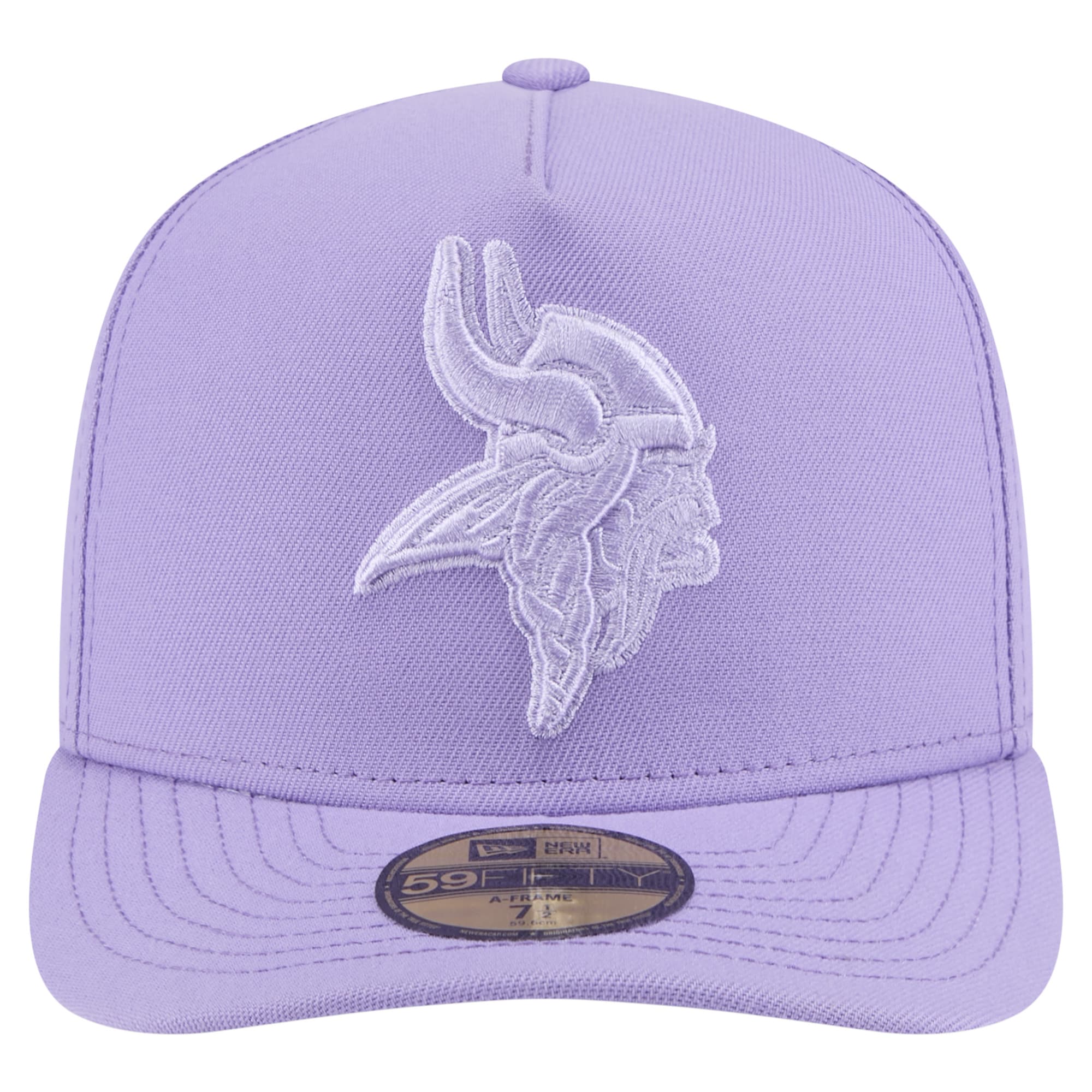 Minnesota Vikings mens new era light purple minnesota vikings color pack a-frame 59fifty fitted hat Collection | Vikings Online Shop