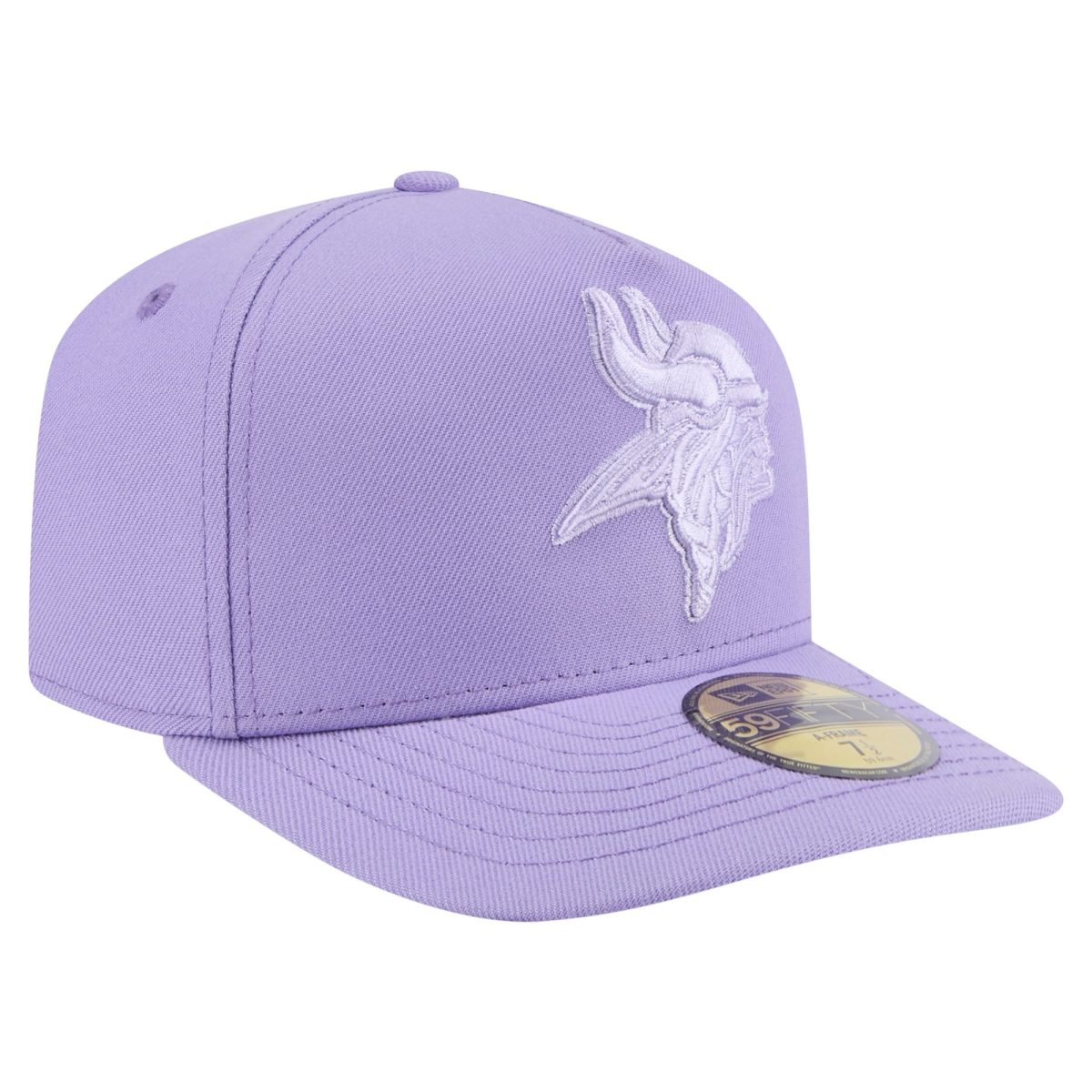 Minnesota Vikings mens new era light purple minnesota vikings color pack a-frame 59fifty fitted hat Collection | Vikings Online Shop