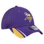 Minnesota Vikings mens new era purple minnesota vikings game day linear 39thirty flex hat Collection | Vikings Online Shop