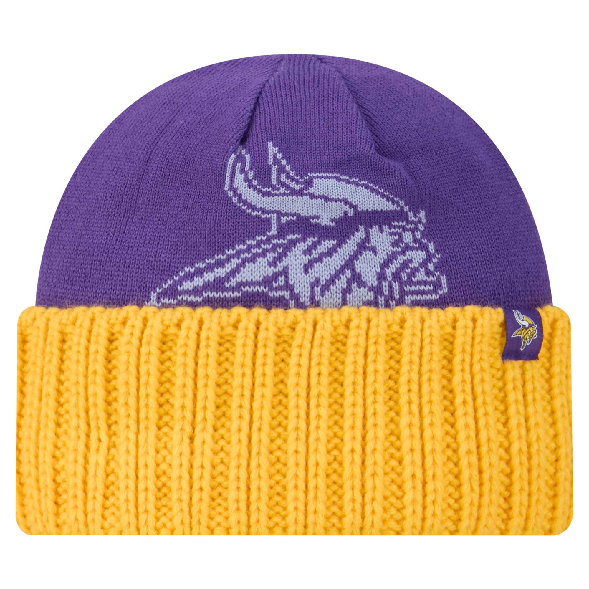 Minnesota Vikings mens new era purple minnesota vikings oversize cuffed knit hat Collection | Vikings Online Shop