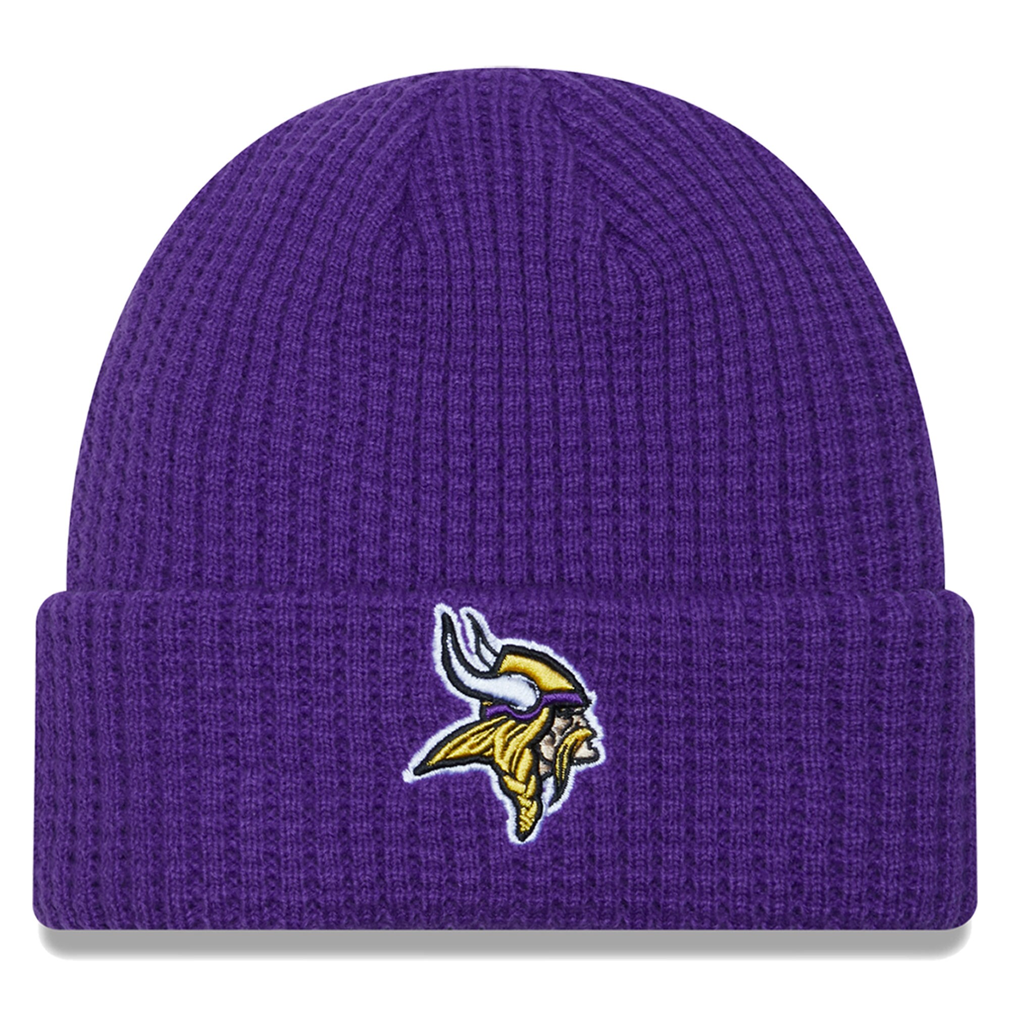 Minnesota Vikings mens new era purple minnesota vikings prime cuffed knit hat Collection | Vikings Online Shop
