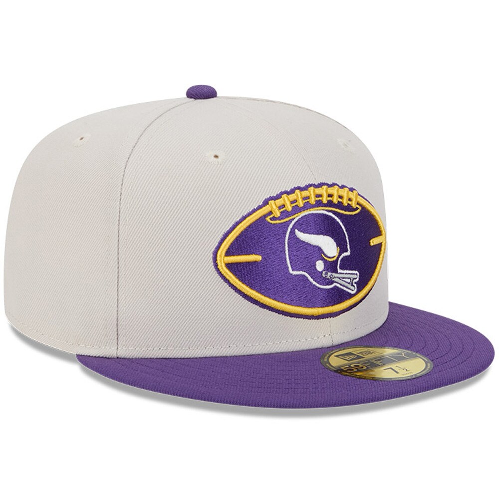 Minnesota Vikings mens new era stonepurple minnesota vikings 2024 sideline historic 59fifty fitted hat Collection | Vikings Online Shop