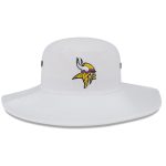 Minnesota Vikings mens new era white minnesota vikings 2023 nfl training camp panama bucket hat Collection | Vikings Online Shop