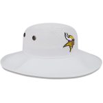 Minnesota Vikings mens new era white minnesota vikings 2023 nfl training camp panama bucket hat Collection | Vikings Online Shop