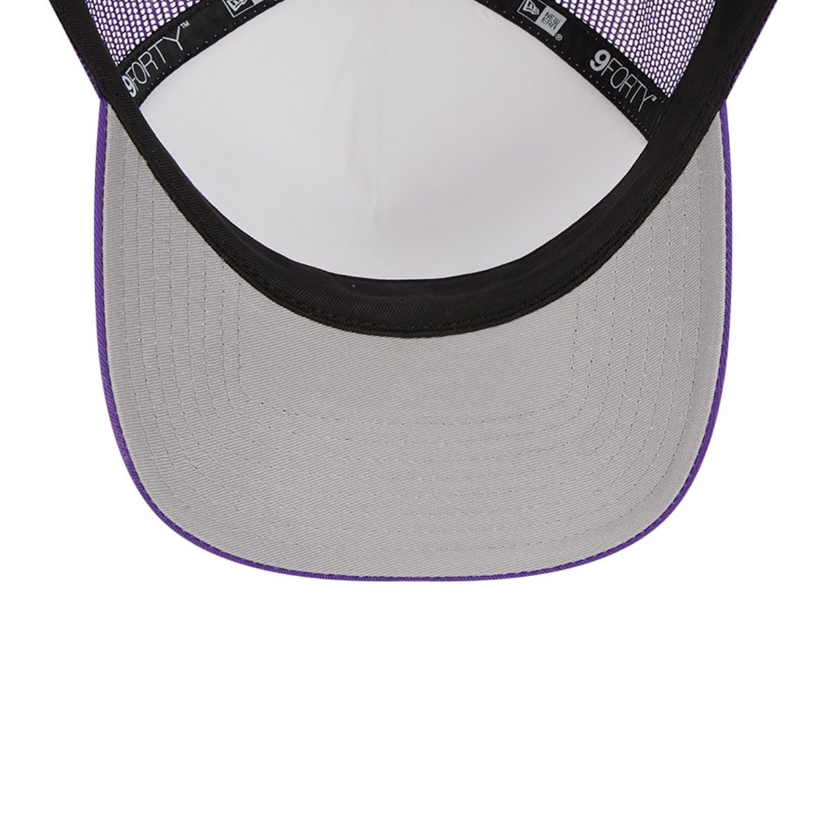 Minnesota Vikings mens new era whitepurple minnesota vikings stacked a-frame trucker 9forty adjustable hat Collection | Vikings Online Shop