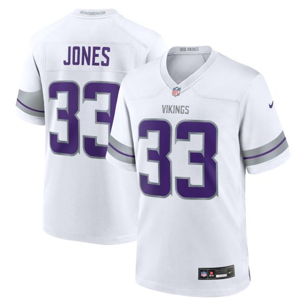 Minnesota Vikings mens nike aaron jones white minnesota vikings alternate game player jersey Collection | Vikings Online Shop