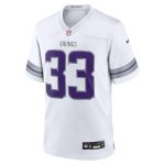 Minnesota Vikings mens nike aaron jones white minnesota vikings alternate game player jersey Collection | Vikings Online Shop