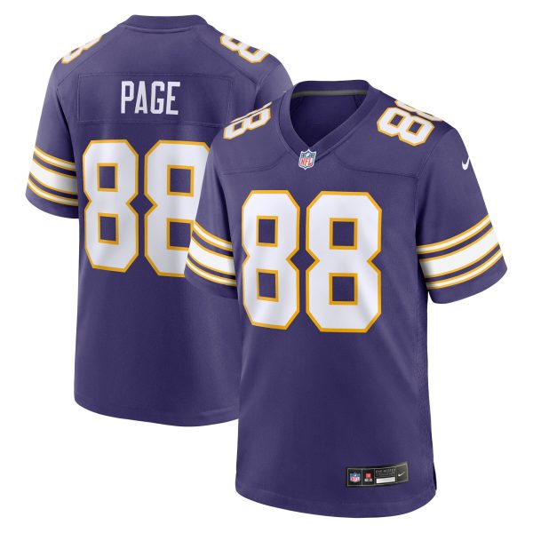 Minnesota Vikings mens nike alan page purple minnesota vikings classic retired player jersey Collection | Vikings Online Shop
