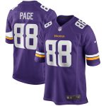 Minnesota Vikings mens nike alan page purple minnesota vikings game retired player jersey Collection | Vikings Online Shop