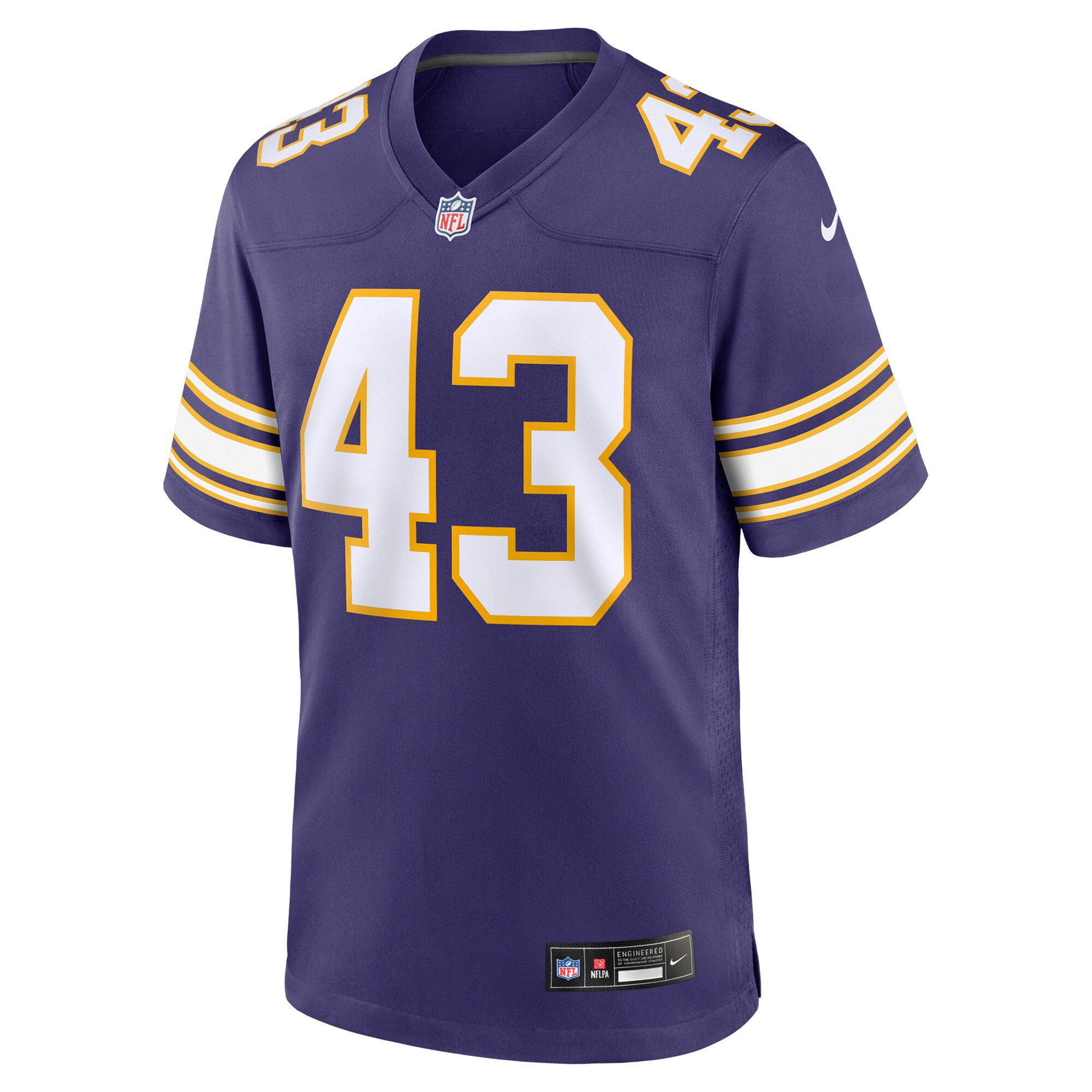 Minnesota Vikings mens nike andrew van ginkel purple minnesota vikings alternate game jersey Collection | Vikings Online Shop