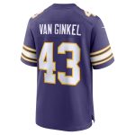 Minnesota Vikings mens nike andrew van ginkel purple minnesota vikings alternate game jersey Collection | Vikings Online Shop