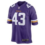 Minnesota Vikings mens nike andrew van ginkel purple minnesota vikings team game jersey Collection | Vikings Online Shop