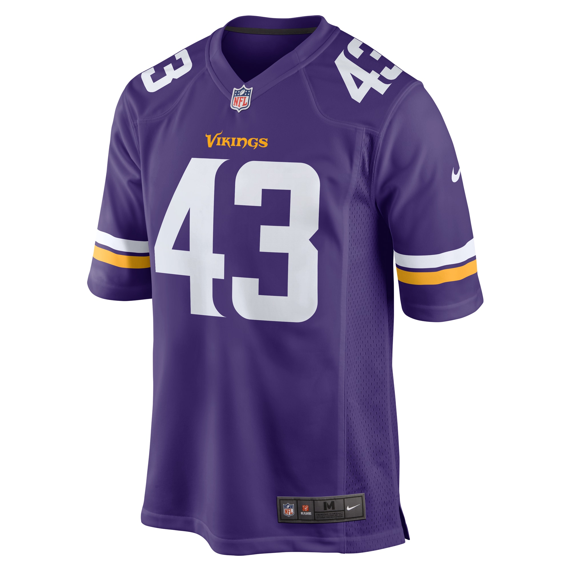 Minnesota Vikings mens nike andrew van ginkel purple minnesota vikings team game jersey Collection | Vikings Online Shop