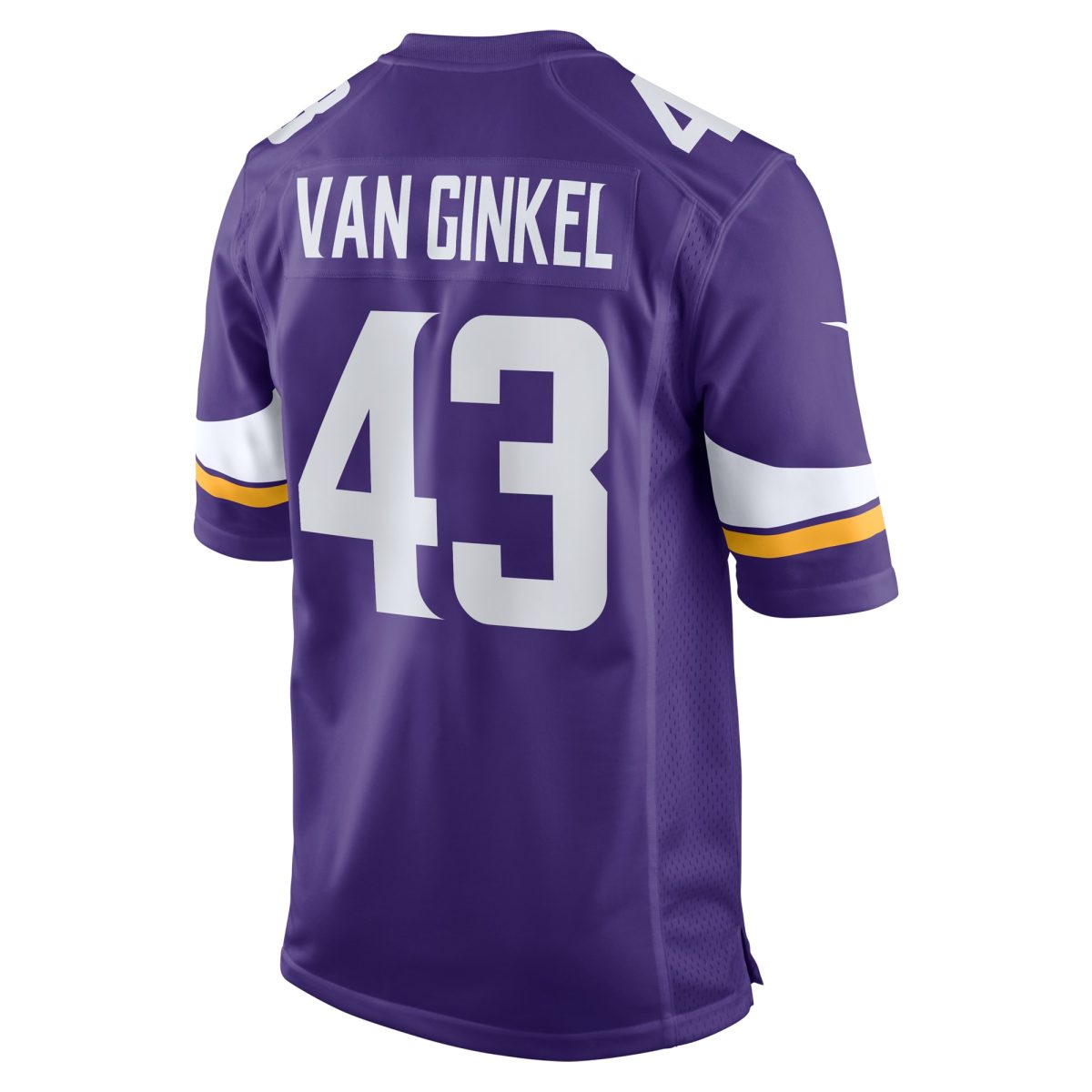 Minnesota Vikings mens nike andrew van ginkel purple minnesota vikings team game jersey Collection | Vikings Online Shop