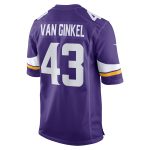 Minnesota Vikings mens nike andrew van ginkel purple minnesota vikings team game jersey Collection | Vikings Online Shop