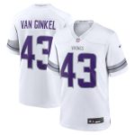 Minnesota Vikings mens nike andrew van ginkel white minnesota vikings alternate game jersey Collection | Vikings Online Shop