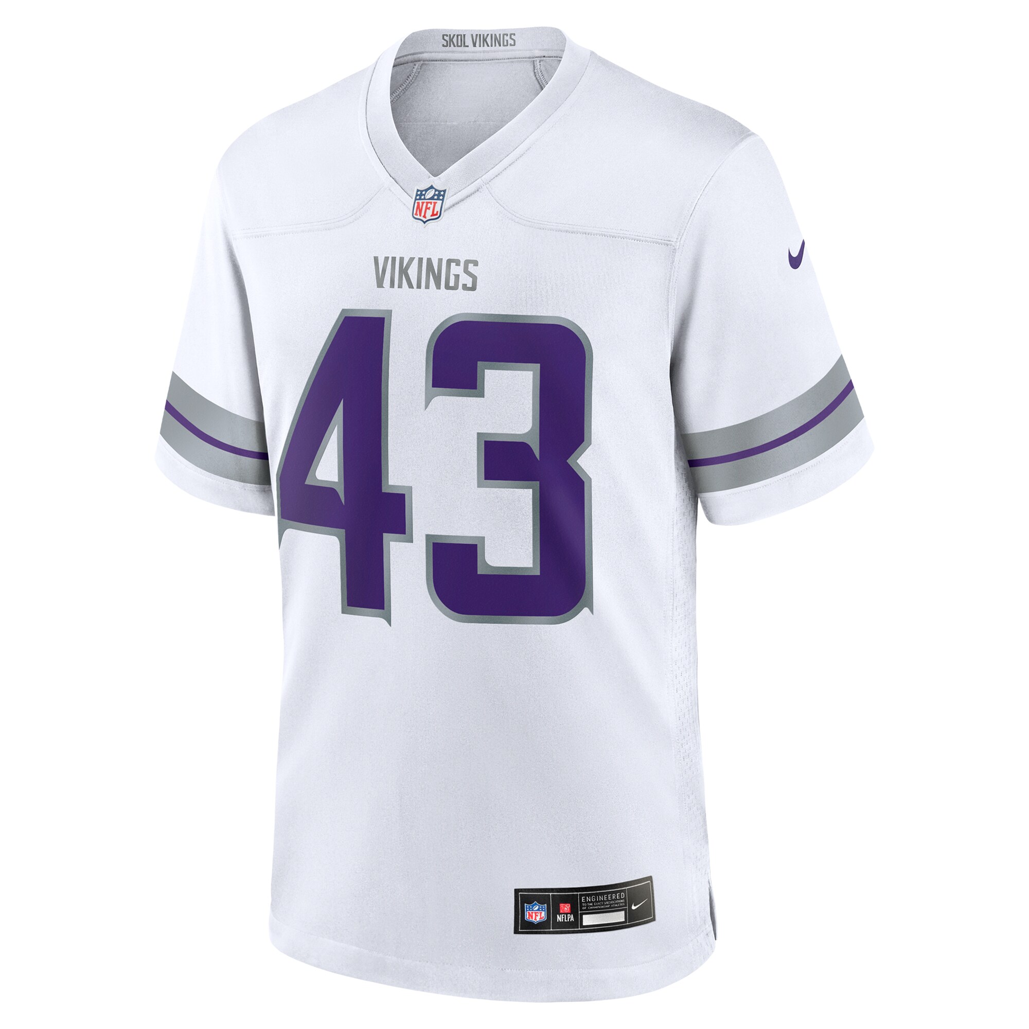 Minnesota Vikings mens nike andrew van ginkel white minnesota vikings alternate game jersey Collection | Vikings Online Shop