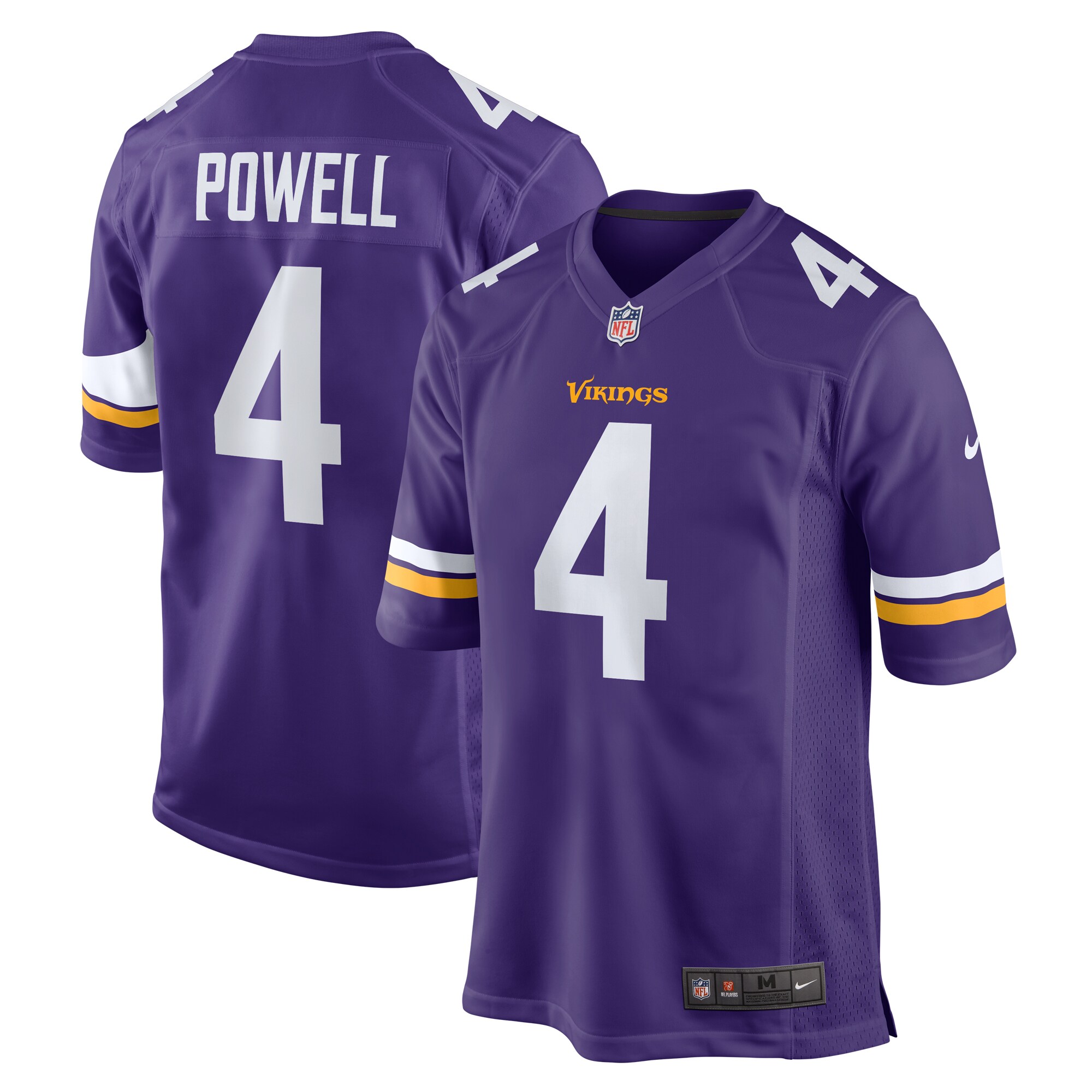 Minnesota Vikings mens nike brandon powell purple minnesota vikings game jersey Collection | Vikings Online Shop