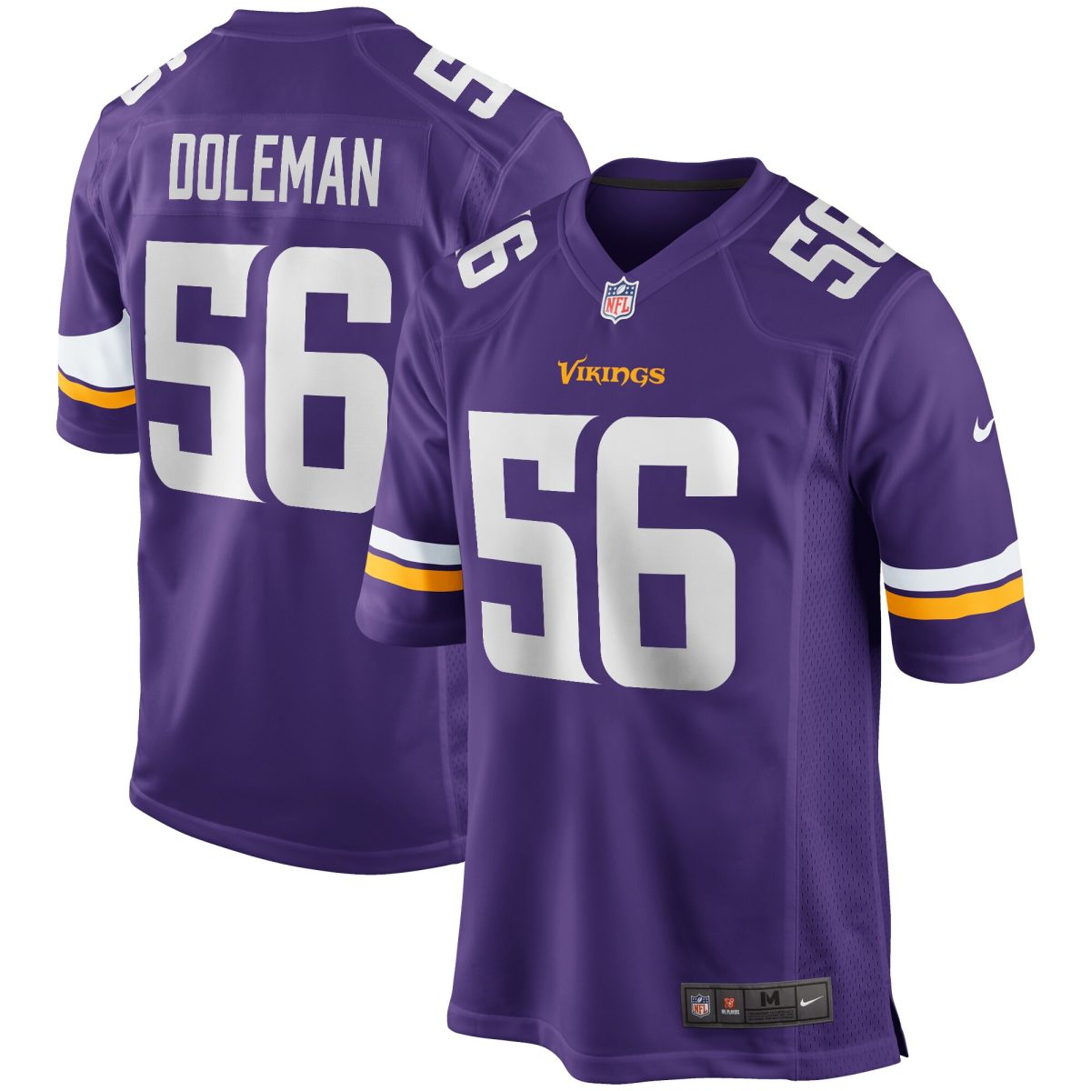 Minnesota Vikings mens nike chris doleman purple minnesota vikings game retired player jersey Collection | Vikings Online Shop
