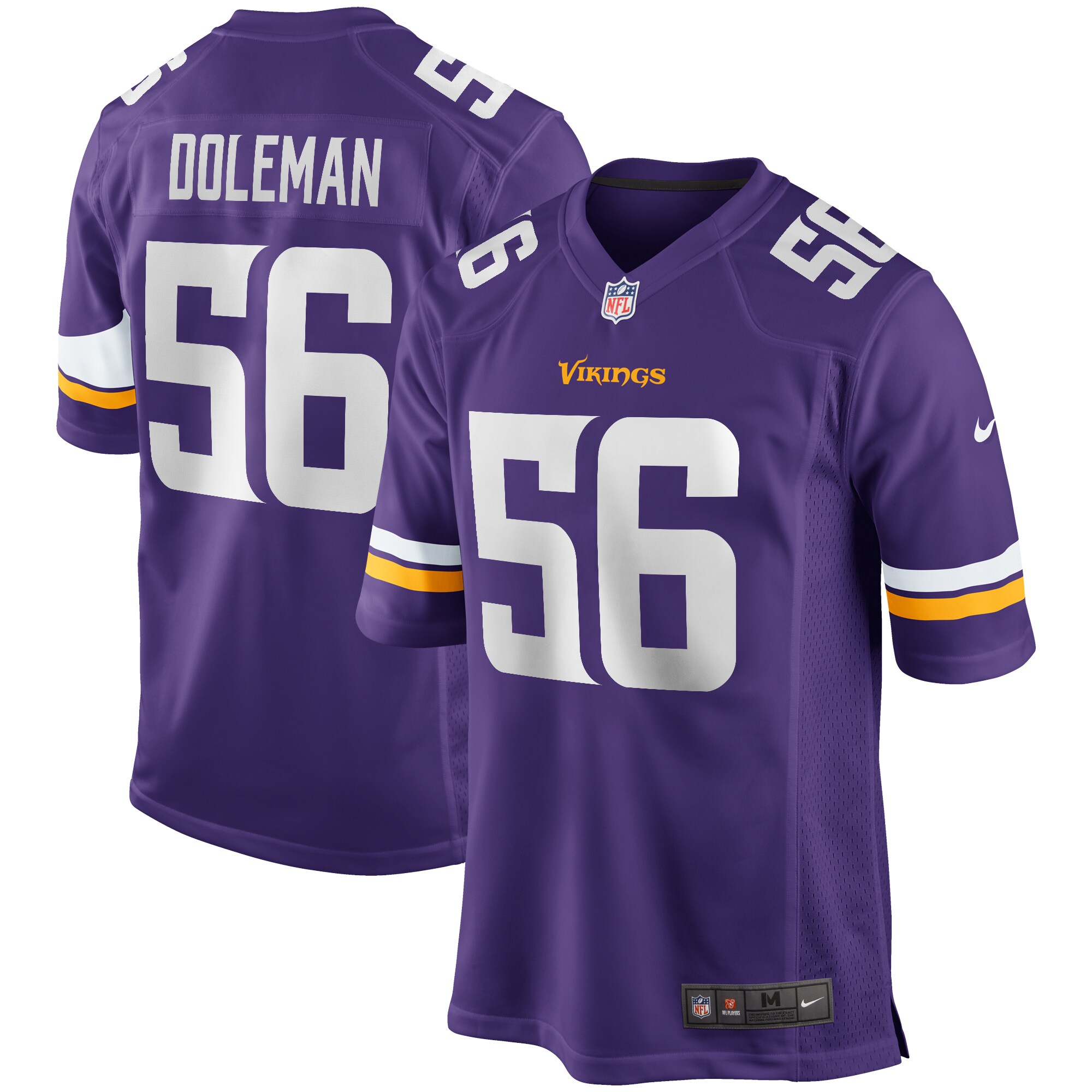 Minnesota Vikings mens nike chris doleman purple minnesota vikings game retired player jersey Collection | Vikings Online Shop